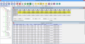 מסך ניהול Overrides בתוכנת Forecast Pro